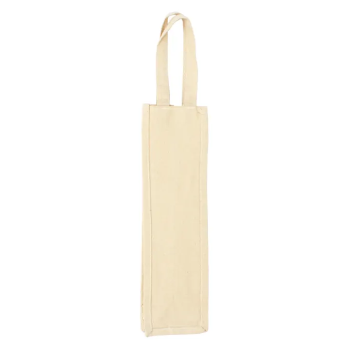 Bolsa Botella Vino 100% Algodón Canvas