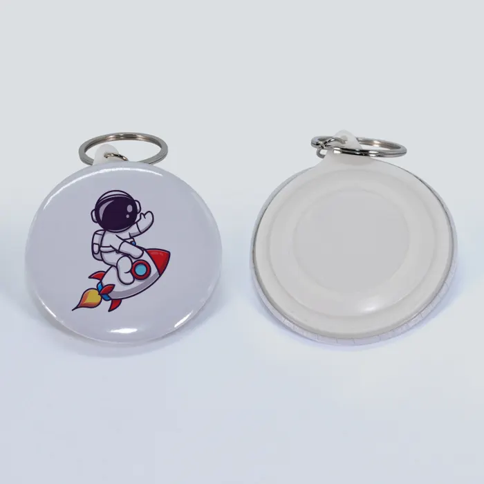 Chapa 58 Mm Llavero Plástico