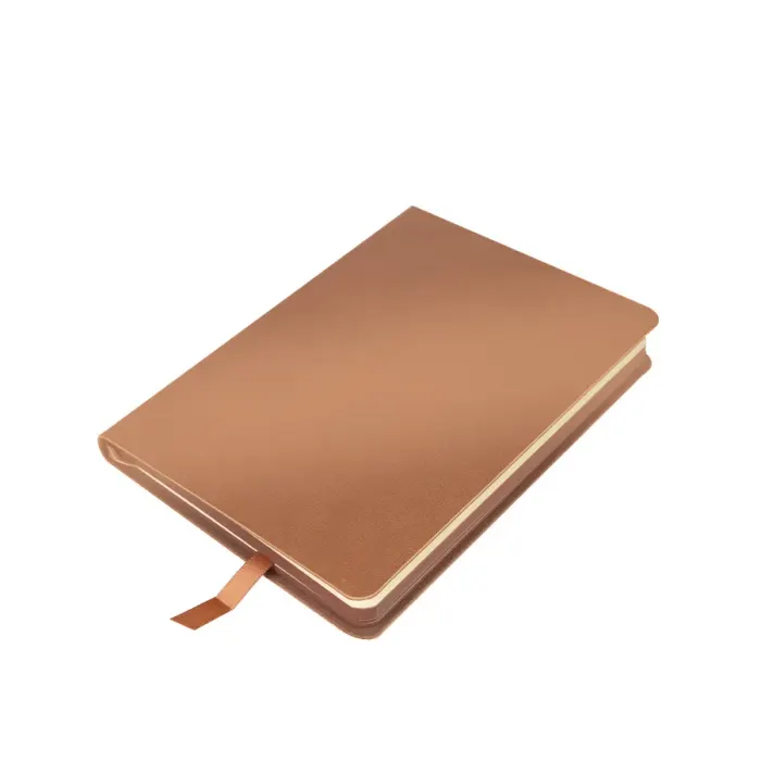 Libreta encobrizada de PU eco-cuero