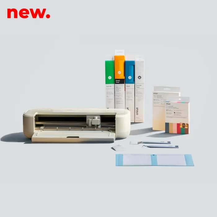 Plotter Cricut Explore 5 30cm c/Kit de Inicio Crema