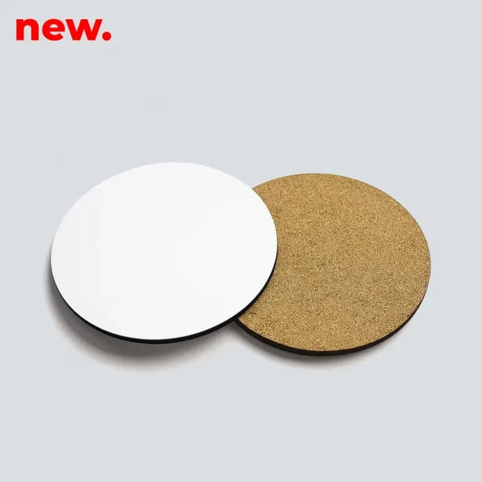 Posavaso Redondo MDF Sublimación ELR 9.5 cm
