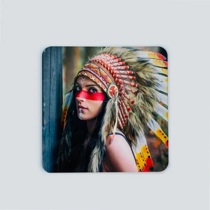 Posavasos MDF C/corcho Cuadrado